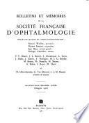Bulletins et mémoires de la Société française d'ophtalmologie