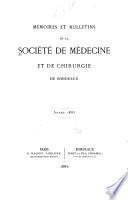 Bulletins et mémoires ...