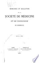 Bulletins et mémoires ...