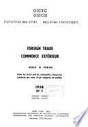 Bulletins Statistiques de l'OECE. Commerce Extérieur. Foreign Trade. OEEC Statistical Bulletins. Série 2