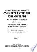 Bulletins Statistiques de l'OECE. Commerce Extérieur. Foreign Trade. OEEC Statistical Bulletins. Série 4. Ensemble des Pays Membres. Member Countries Combined