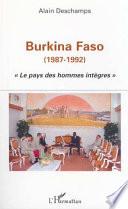 BURKINA FASO (1987-1992)