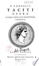 C. Cornelii Taciti opera