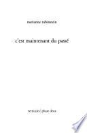 C'est maintenant du passé