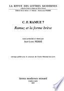 C.F. Ramuz