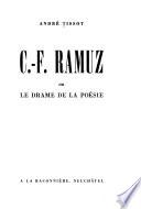 C.-F. Ramuz; ou, Le drame de la poésie