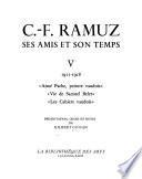 C.-F. Ramuz, ses amis et son temps