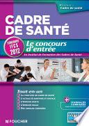 Cadre de santé Le concours d'entrée Concours IFCS 2012