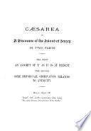 Caesarea; or, A discourse of the Island of Jersey