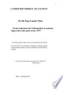 Cahier Historique Du Saloum