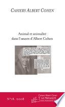 Cahiers Albert Cohen N°18