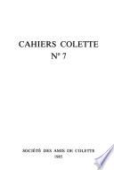 Cahiers Colette