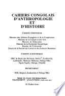 Cahiers congolais d'anthropologie et d'histoire