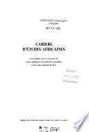 Cahiers d'études africaines