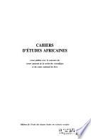 Cahiers d'études africaines