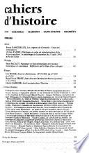 Cahiers d'histoire