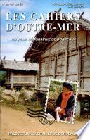Cahiers d'Outre-Mer (Les), n° 228/tome LVII