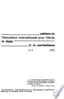Cahiers de l'Association Internationale pour l'Étude de Dada et du Surréalisme