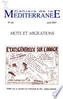 Cahiers de la Méditerranée