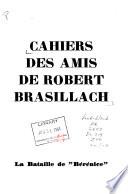 Cahiers des Amis de Robert Brasillach