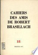 Cahiers des amis de Robert Brasillach