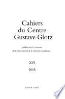 Cahiers du Centre Gustave Glotz