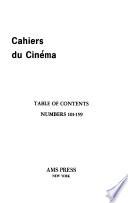 Cahiers du cinéma
