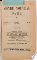 Cahiers du monde nouveau