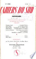 Cahiers du Sud