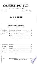 Cahiers du Sud