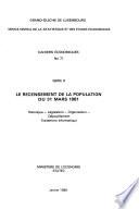 Cahiers économiques