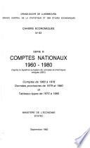 Cahiers économiques