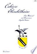 Cahiers Élisabéthains