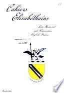 Cahiers Élisabéthains