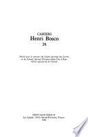 Cahiers Henri Bosco