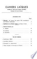 Cahiers laiques