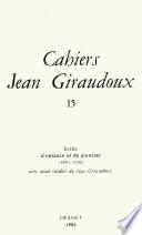 Cahiers numéro 15
