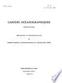 Cahiers océanographiques