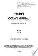 Cahiers Octave Mirbeau