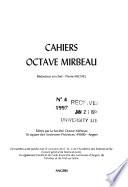 Cahiers Octave Mirbeau