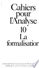 Cahiers pour l'analyse