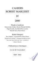 Cahiers Robert Margerit