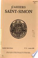 Cahiers Saint-Simon