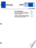 California Package X Tax Forms Catalogue