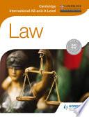 Cambridge International AS and A Level Law