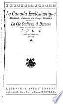 Canada Ecclésiastique; Almanach Annuaire Du Clergé Canadien