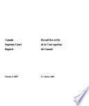 Canada Supreme Court Reports