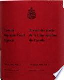 Canada Supreme Court Reports