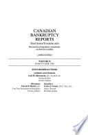 Canadian Bankruptcy Reports
