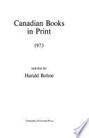 Canadian Books in Print